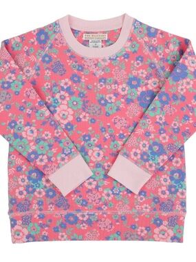 The Beaufort Bonnet Company Cassidy Comfy Crewneck in the Mt Paran Mini Floral